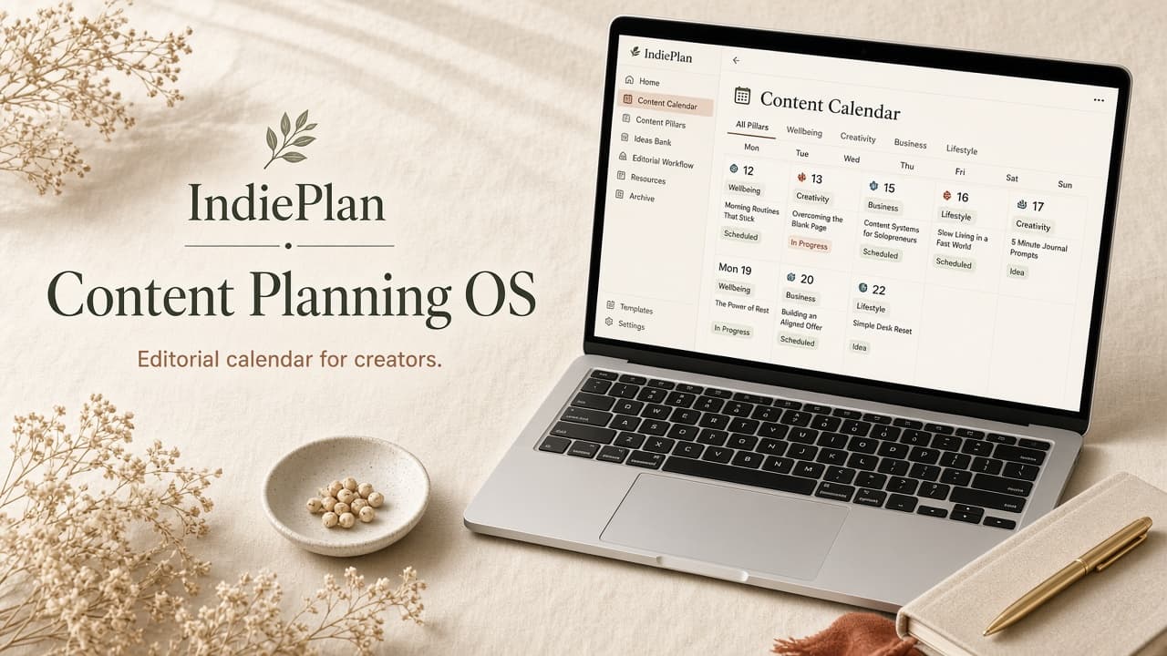 Content Planning OS product cover