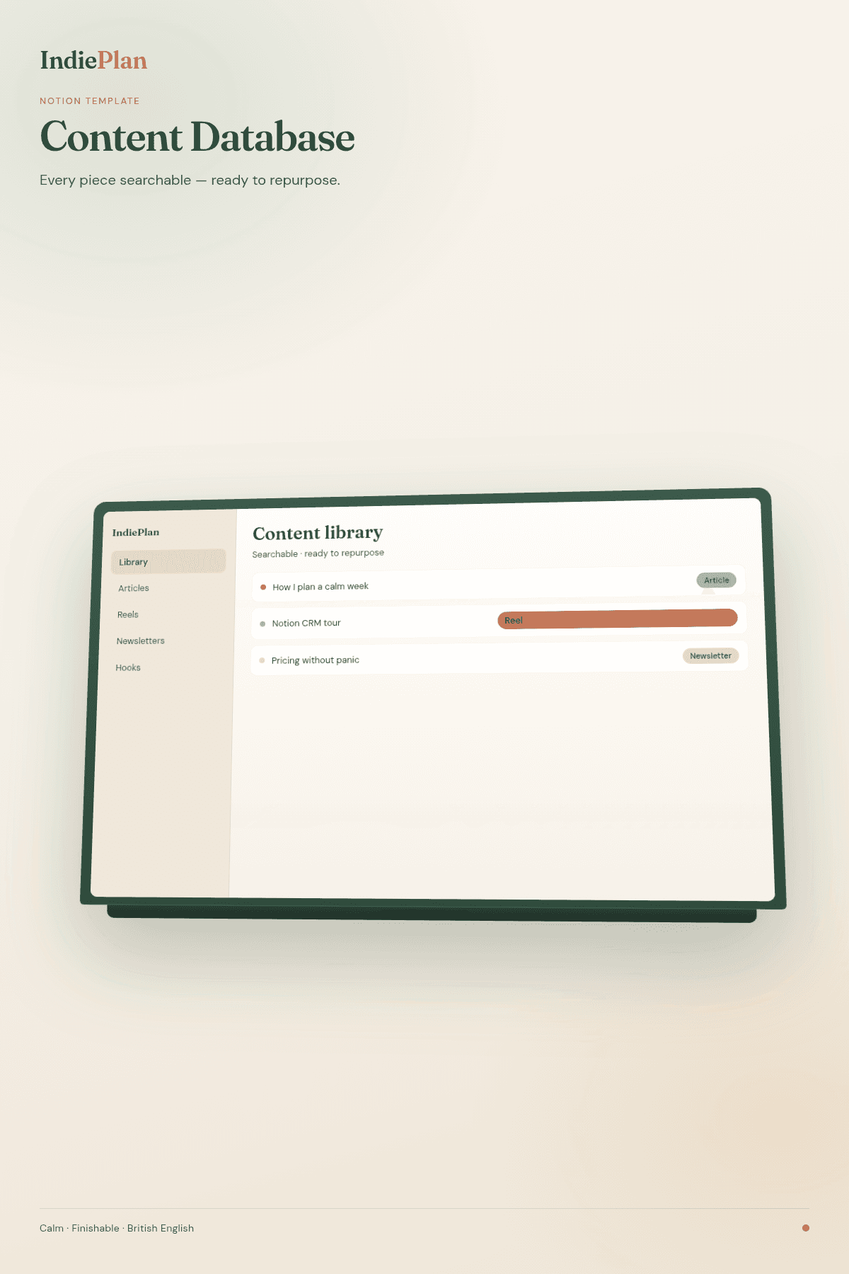 Content Database product cover