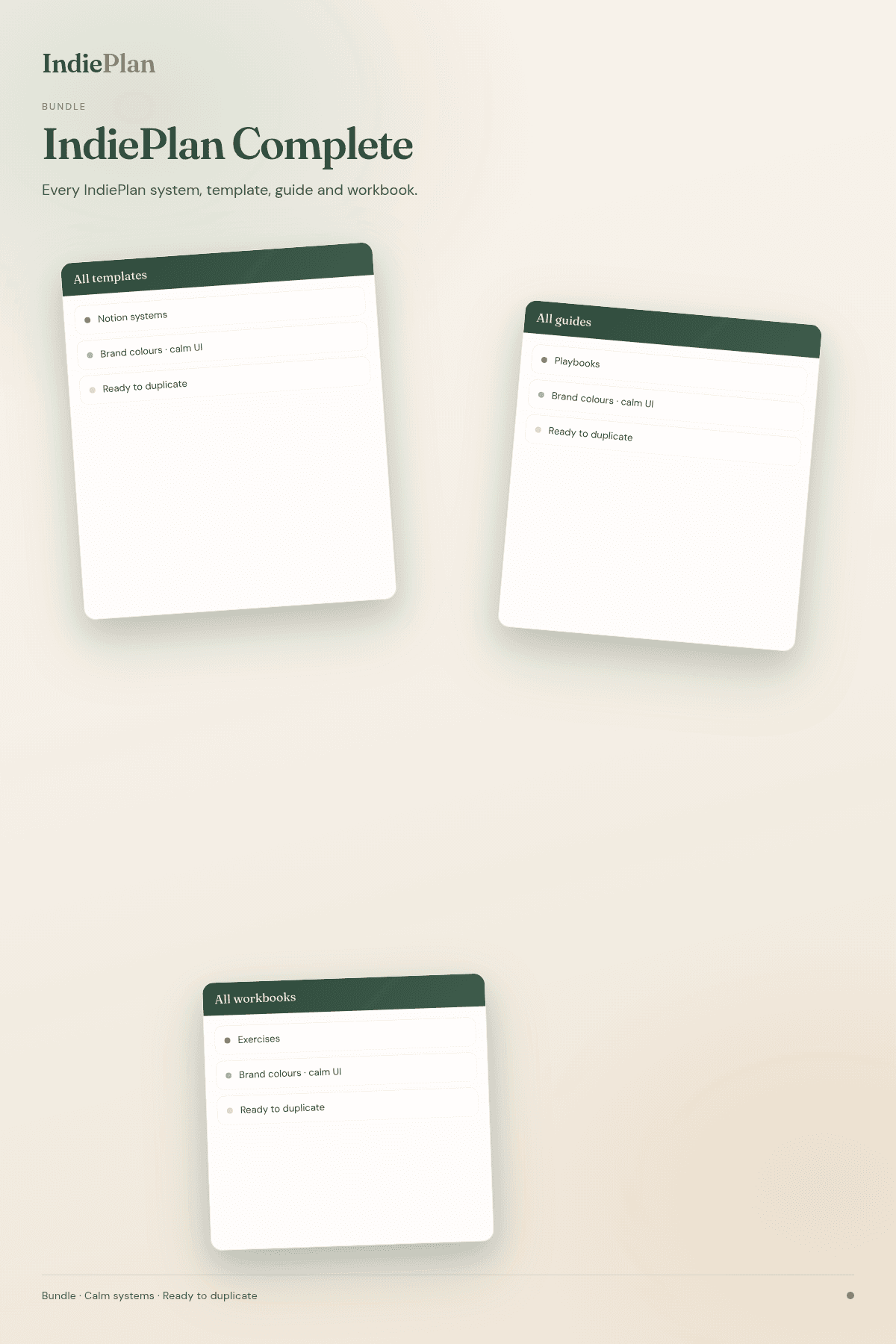 IndiePlan Complete product cover